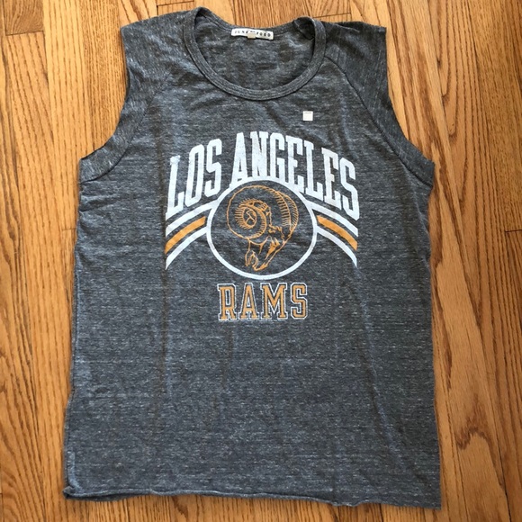 Junk Food Clothing Tops - 🆕 Junk Food LA Rams Grey Tank 🏈 🐏